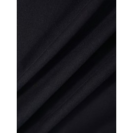 [Season Versatile] Women's Yin Yang Tree of Life Graphic T-Shirt - Short Sleeve Crew Neck, Dark Gray with Colorful Night Sky Design, Casual Summer & Spring Top, Casual Wear Top|Tree Of Life Design|Smooth Texture Shirt