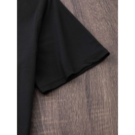 Women's Casual Short Sleeve T-Shirt - Vibrant Purple with White Spanish Scripture Letter Print (Isaiah 30:5), 100% Polyester Knit, Lightweight 180g All-Season Top, Machine Washable