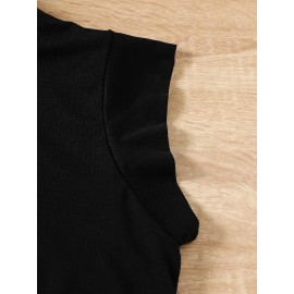 Holiday Cheer| Festive Yellow Christmas Tree Print T-Shirt for Women - Soft Stretch Fabric, Round Neck, Sleeveless Design with Glittery Star & Bow Detail, Machine Washable, Perfect for All Seasons, Christmas Garland